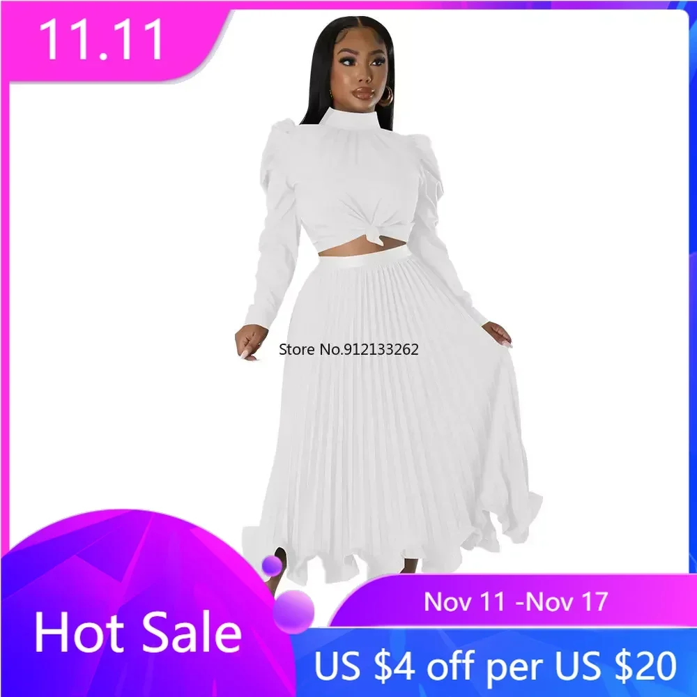 African Dresses for Women Plus Size 2 PCS Set Tops and Skirts Suits Dashiki Ankara Fall Outfits Robe Pleated Evening Party Dress
African Dresses for Women Plus Size 2 PCS Set Tops and Skirts Suits Dashiki Ankara Fall Outfits Robe Pleated Evening Party Dress