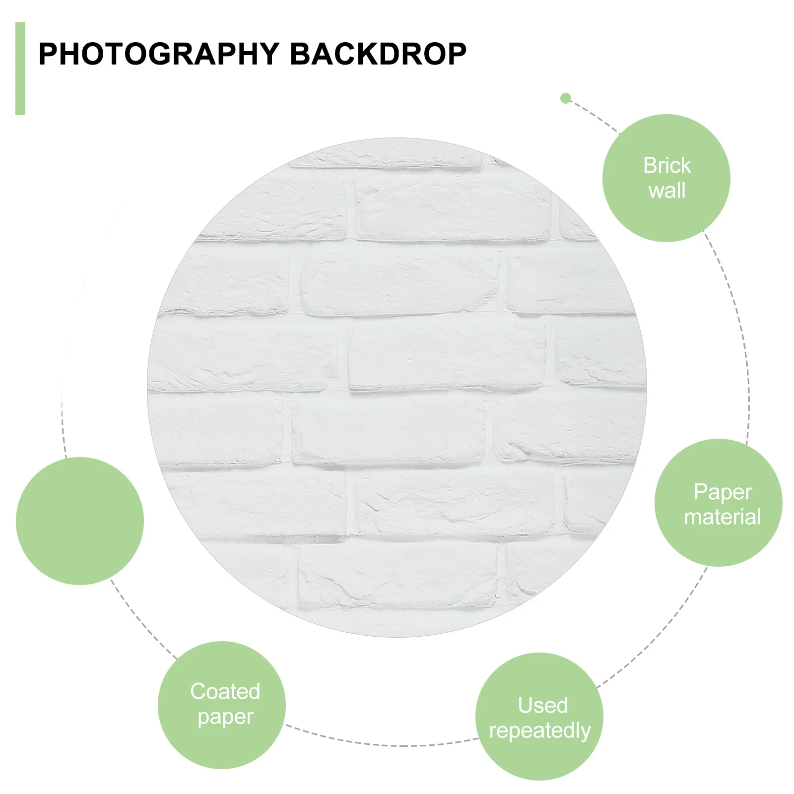 Double-Sided Waterproof Photography Backdrop Paper Brick Wall Pattern Photo Background Paper for Still Life Food Portrait Videos
Double-Sided Waterproof Photography Backdrop Paper Brick Wall Pattern Photo Background Paper for Still Life Food Portrait Videos