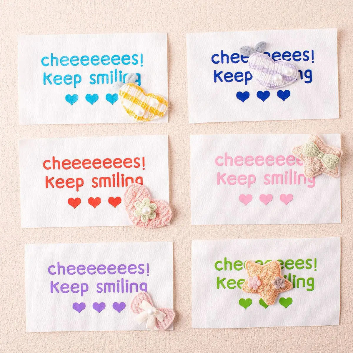 2 PCS 3D Printed Heart & Plush Patches Combo - DIY Fabric Labels for Clothing Accessories, Handmade Crafts, Bag Hat sewing
2 PCS 3D Printed Heart & Plush Patches Combo - DIY Fabric Labels for Clothing Accessories, Handmade Crafts, Bag Hat sewing