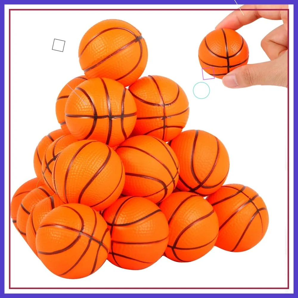 20 PCS 1.6 Inch Foam Basketball Stress Ball Mini Sports Squeeze Ball Party Favors for Kids Stress Relief School Carnival Reward
20 PCS 1.6 Inch Foam Basketball Stress Ball Mini Sports Squeeze Ball Party Favors for Kids Stress Relief School Carnival Reward