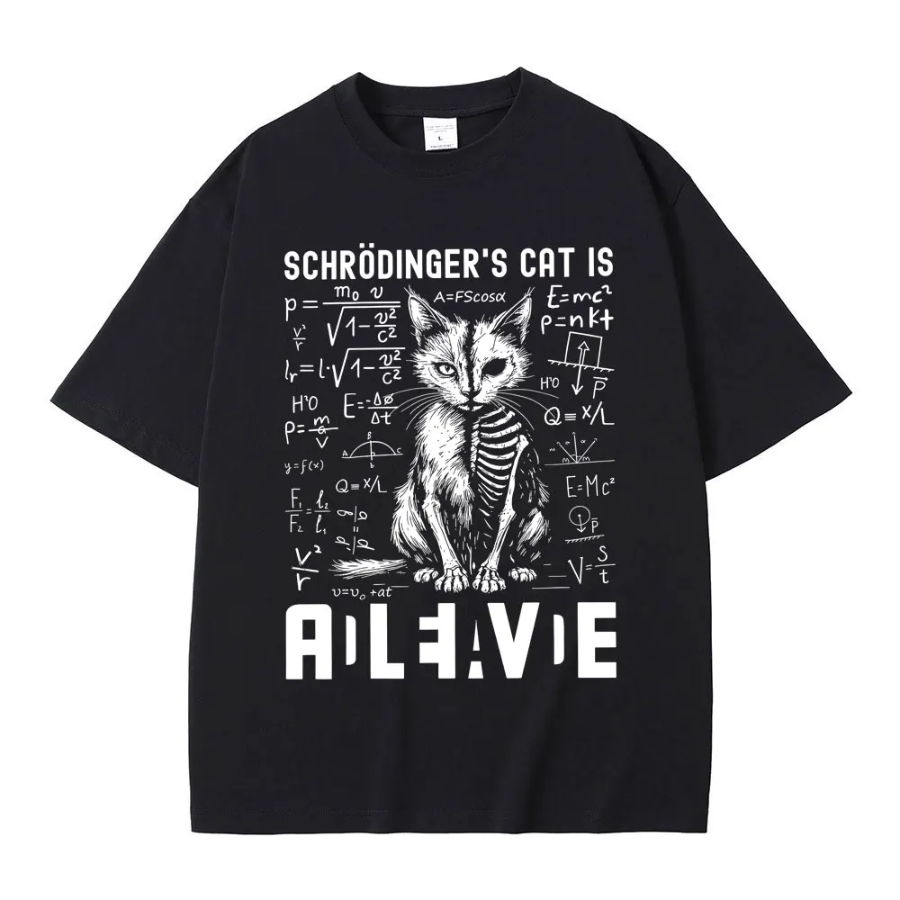 2026 Schrodinger Cat Lovers Funny Meme Men's Women's T-Shirts Cotton Casual T-Shirts Unisex Novelty Oversized Streetwear
2026 Schrodinger Cat Lovers Funny Meme Men's Women's T-Shirts Cotton Casual T-Shirts Unisex Novelty Oversized Streetwear