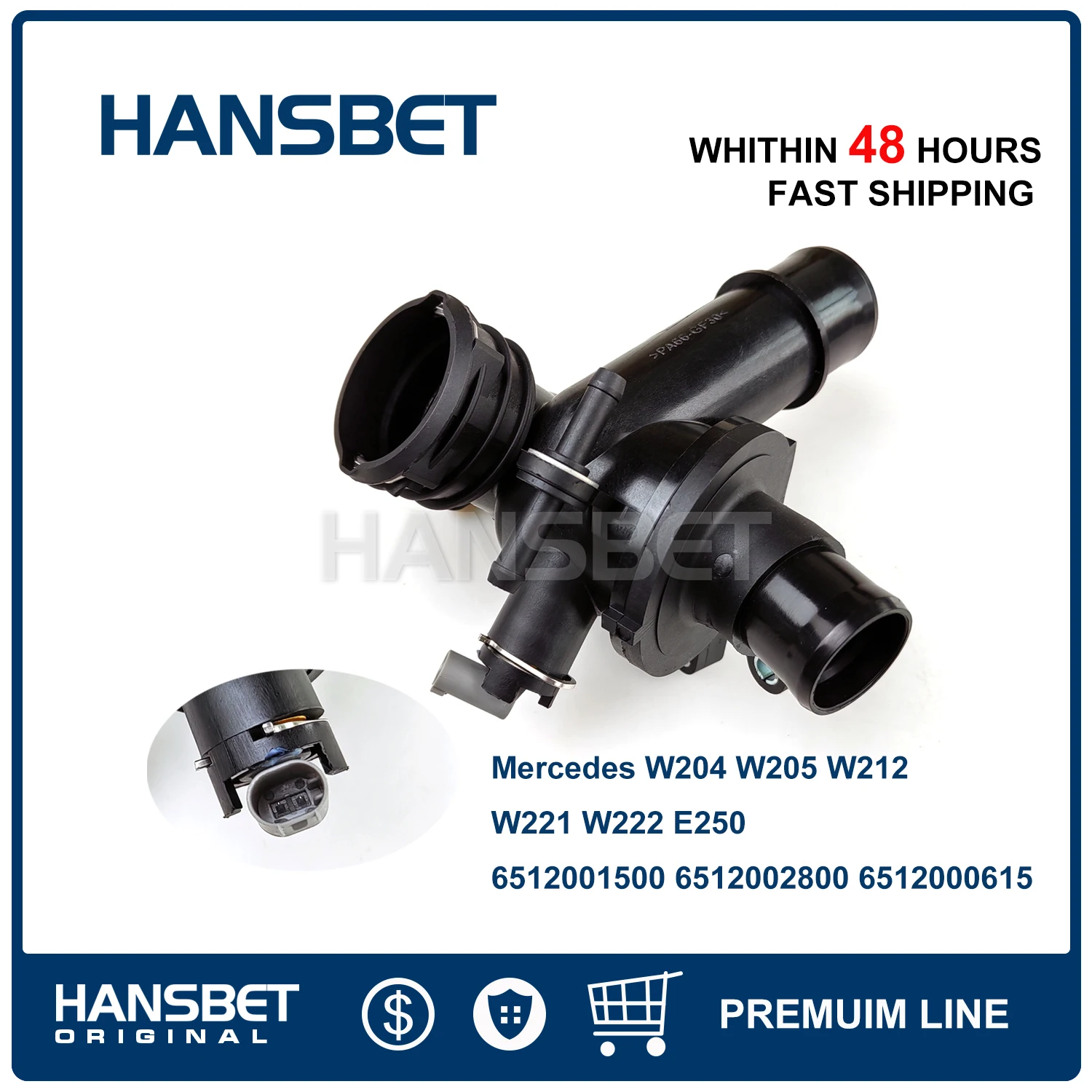 Thermostat Housing Assembly For Mercedes W204 W205 W212 W221 W222,E250,Cla Gla Glc Gle Sprinter Viano Vito 6512000615 HANSBET
Thermostat Housing Assembly For Mercedes W204 W205 W212 W221 W222,E250,Cla Gla Glc Gle Sprinter Viano Vito 6512000615 HANSBET