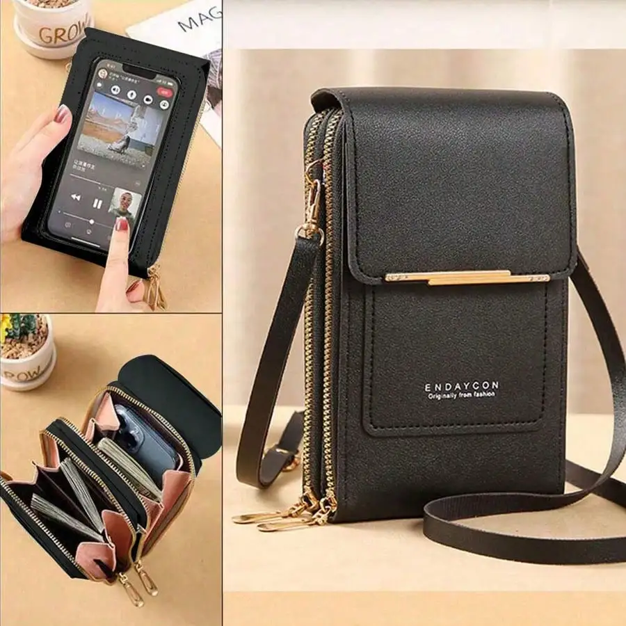 Women's Wallet Touch Screen Mobile Phone Bag Mini Crossbody Bag Multifunctional Fashionable Wallet With Card Slots Vertical Wall
Women's Wallet Touch Screen Mobile Phone Bag Mini Crossbody Bag Multifunctional Fashionable Wallet With Card Slots Vertical Wall