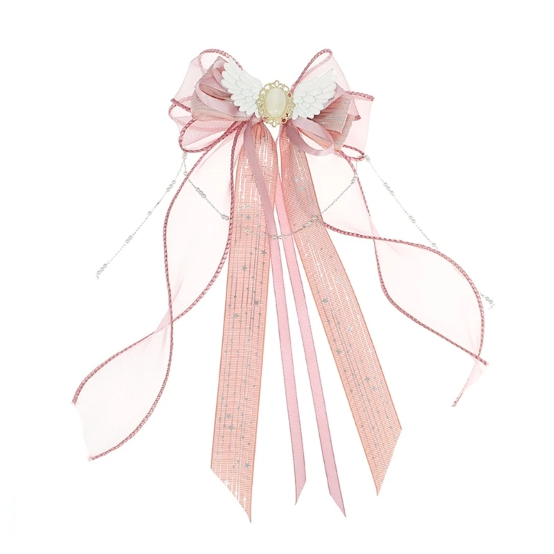 Long Ribbon Lace Barrettes Hair Clip Girl Tulle Bows Hairpin Women Hair Holder Dropshipping
Long Ribbon Lace Barrettes Hair Clip Girl Tulle Bows Hairpin Women Hair Holder Dropshipping