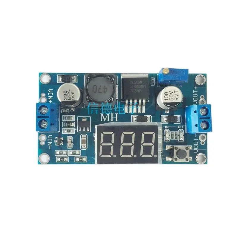 Регулируемый повышающий модуль XL6009 с дальним превышением LM2577 4,5–32 литра 5–35 с цифровым дисплеем вольтметра
Регулируемый повышающий модуль XL6009 с дальним превышением LM2577 4,5–32 литра 5–35 с цифровым дисплеем вольтметра