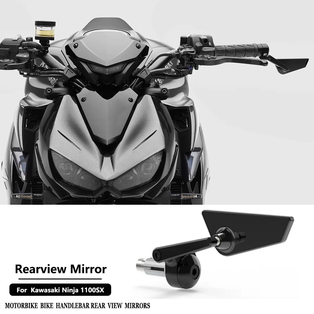 For kawasaki Ninja 1100SX Bar-End Mirror Handlebar End Side mirrors Aluminum CNC Accessories 2025 Motorcycle Rearview mirror
For kawasaki Ninja 1100SX Bar-End Mirror Handlebar End Side mirrors Aluminum CNC Accessories 2025 Motorcycle Rearview mirror