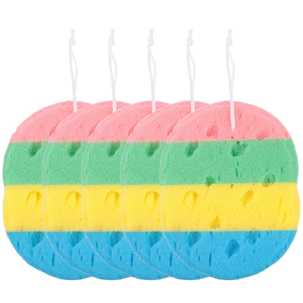 5pcs Four Color Oval Seaweed Bath Sponge Shower Exfoliating Body Scrubber Rich Foams Clean Skin Lanyard Design
5pcs Four Color Oval Seaweed Bath Sponge Shower Exfoliating Body Scrubber Rich Foams Clean Skin Lanyard Design
