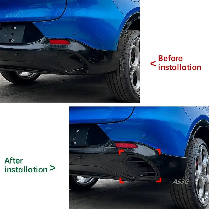 Car Rear Bumper Splitter Spoiler Rear Air Outlet Spoiler Cover Trim For Alfa Romeo Tonale 2023+
Car Rear Bumper Splitter Spoiler Rear Air Outlet Spoiler Cover Trim For Alfa Romeo Tonale 2023+