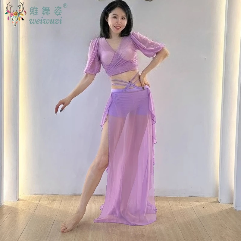 Belly Dancing Elegant Practice Costume for Women's Comfortable Breathable Mesh Set Adult Oriental Dance Training Clothing
Belly Dancing Elegant Practice Costume for Women's Comfortable Breathable Mesh Set Adult Oriental Dance Training Clothing