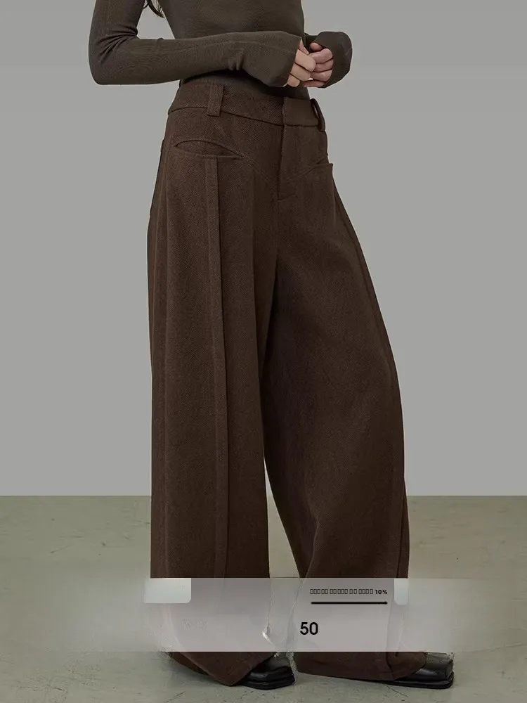 Classic Silhouette Wide Leg Pants Women's Loose Fitting Slimming Trousers Floor Length Casual Pants Commute Sle High Waist ...
Classic Silhouette Wide Leg Pants Women's Loose Fitting Slimming Trousers Floor Length Casual Pants Commute Sle High Waist ...