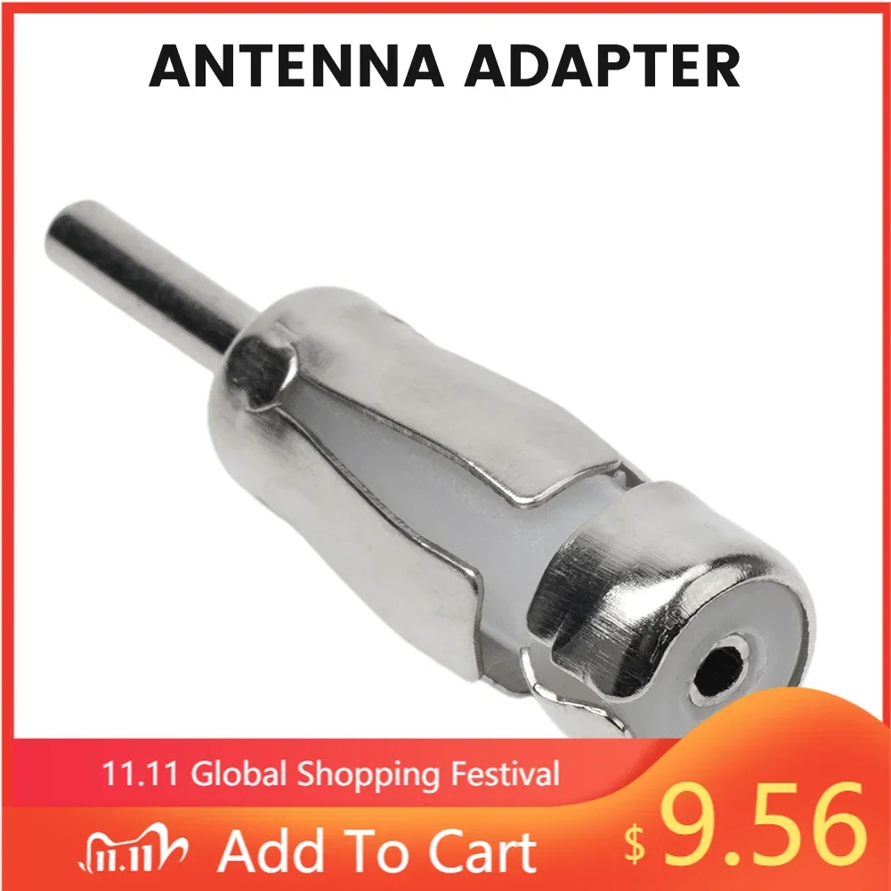 1x4cm Automotive Radio Stereo Antenna Adapter Alloy&PVC Material ISO To Din Connector Aerial Plug Fits For All Models Silver
1x4cm Automotive Radio Stereo Antenna Adapter Alloy&PVC Material ISO To Din Connector Aerial Plug Fits For All Models Silver