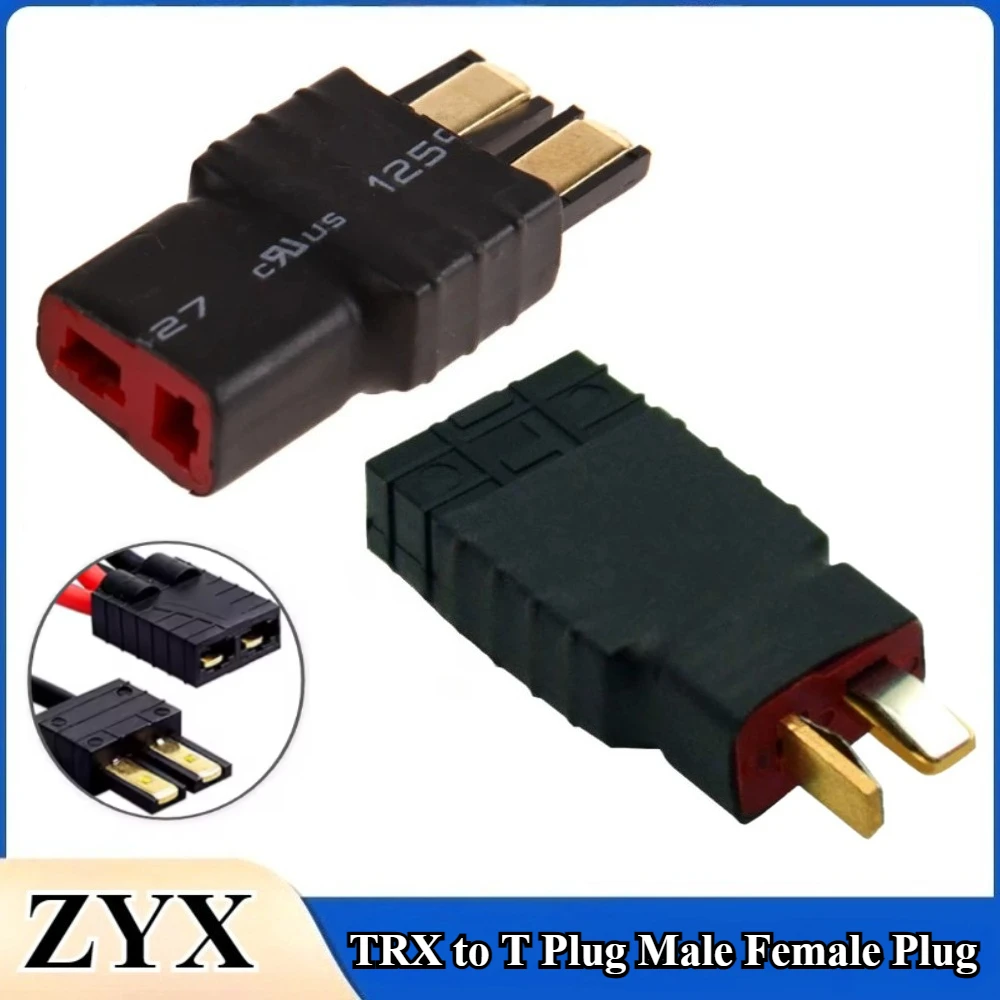 Adapter T Plug to TRX Male Female Connectors For Traxxas Trx4 Trx4m Trx6Summit E-revo X-maxx RC Lipo Battery Control Parts DIY
Adapter T Plug to TRX Male Female Connectors For Traxxas Trx4 Trx4m Trx6Summit E-revo X-maxx RC Lipo Battery Control Parts DIY