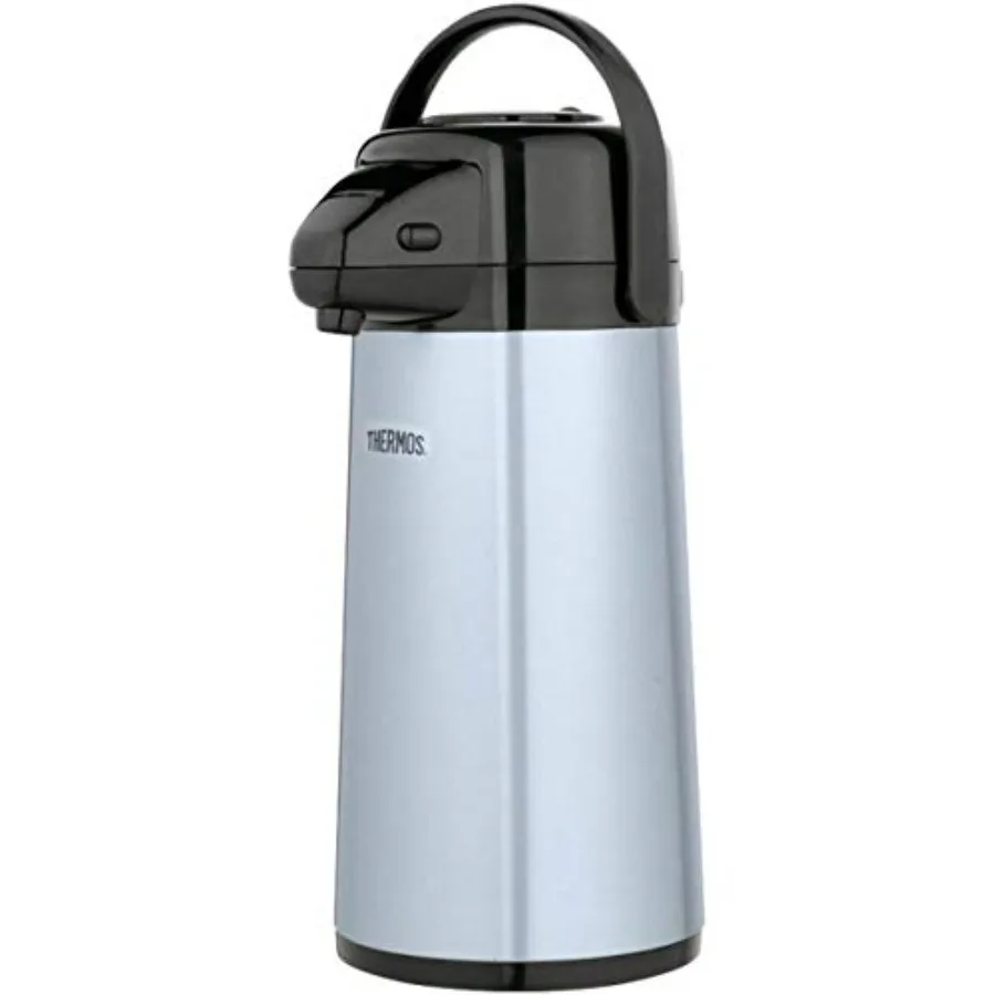 Glass Vacuum Insulated Pump Pot 2 quart Metallic Gray
Glass Vacuum Insulated Pump Pot 2 quart Metallic Gray