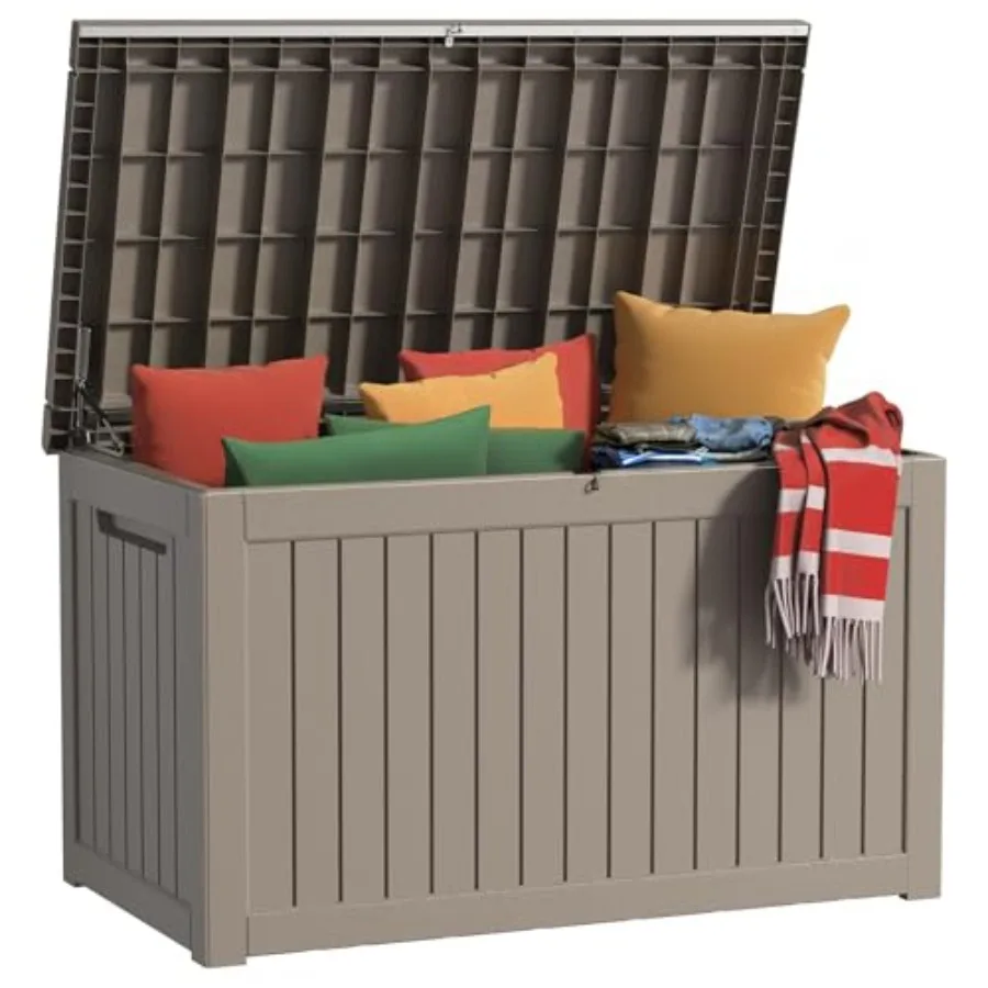 280 Gallon Deck Boxes Waterproof Outdoor Large Storage Boxes with Lids Outside Resin Storage Box Deck Boxes for Patio Ga
280 Gallon Deck Boxes Waterproof Outdoor Large Storage Boxes with Lids Outside Resin Storage Box Deck Boxes for Patio Ga