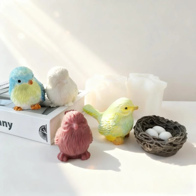 3D Bird Shape Aromatherapy Gypsum Plaster Handicraft Silicone Molds Handmade Scented Candle Decoration Epoxy Resin Mold
3D Bird Shape Aromatherapy Gypsum Plaster Handicraft Silicone Molds Handmade Scented Candle Decoration Epoxy Resin Mold