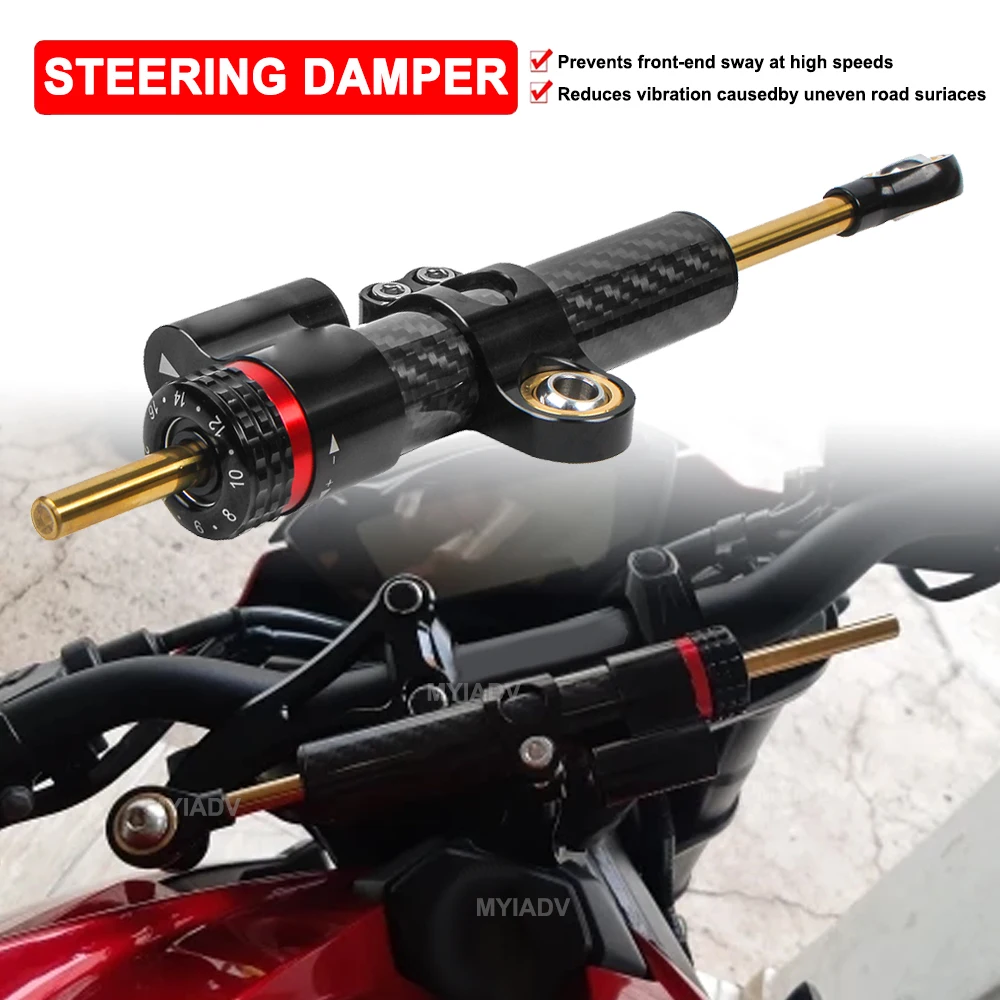 Motorcycle Steering Damper Universal Stabilizer Mount Bracket Support Speed Wobble Safety Accessories For VOGE For BMW For Honda
Motorcycle Steering Damper Universal Stabilizer Mount Bracket Support Speed Wobble Safety Accessories For VOGE For BMW For Honda