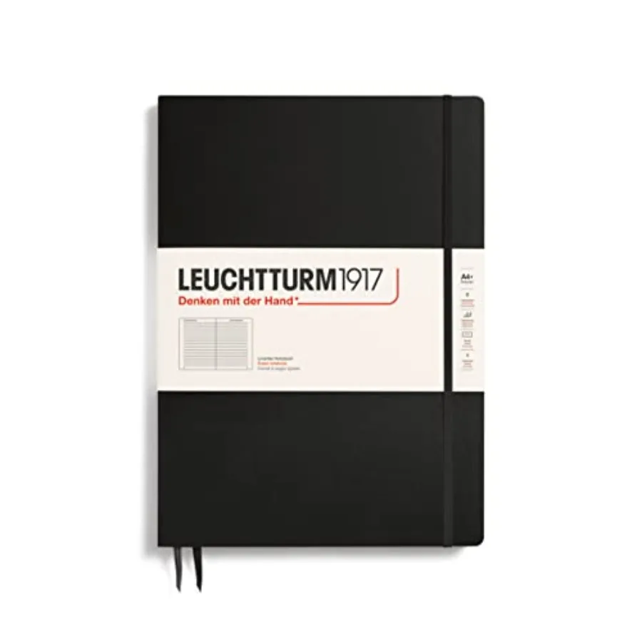 Notebook Hardcover Master Slim A4+ - 123 Numbe Pages for Writing and Journaling
Notebook Hardcover Master Slim A4+ - 123 Numbe Pages for Writing and Journaling