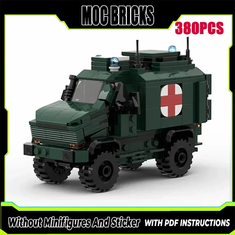 Moc Building Bricks Military Model Dingo 2 Armored Ambulance Technology Modular Blocks Toys For DIY Assembly Brick Holiday Gifts
Moc Building Bricks Military Model Dingo 2 Armored Ambulance Technology Modular Blocks Toys For DIY Assembly Brick Holiday Gifts