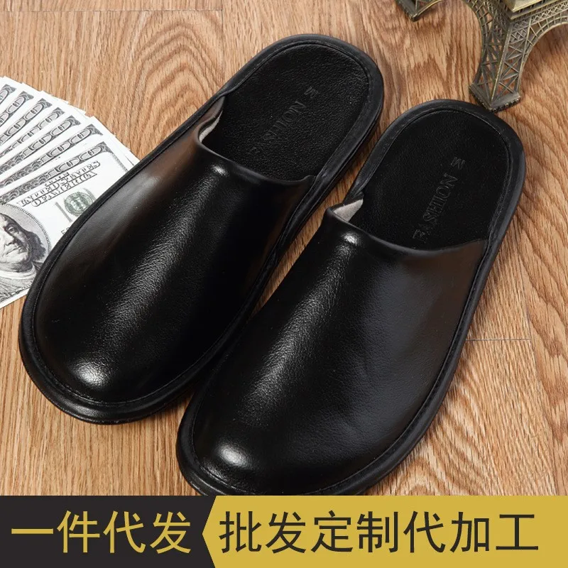 Cowhide leather slippers Home wooden floor silent leather slippers for men and women spring and autumn non-slip slippers
Cowhide leather slippers Home wooden floor silent leather slippers for men and women spring and autumn non-slip slippers