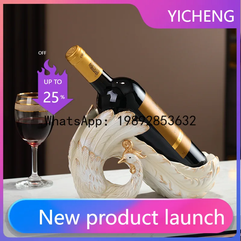Hys peacock wine rack ornament - home living room dining table desktop decoration wine cabinet storage
Hys peacock wine rack ornament - home living room dining table desktop decoration wine cabinet storage