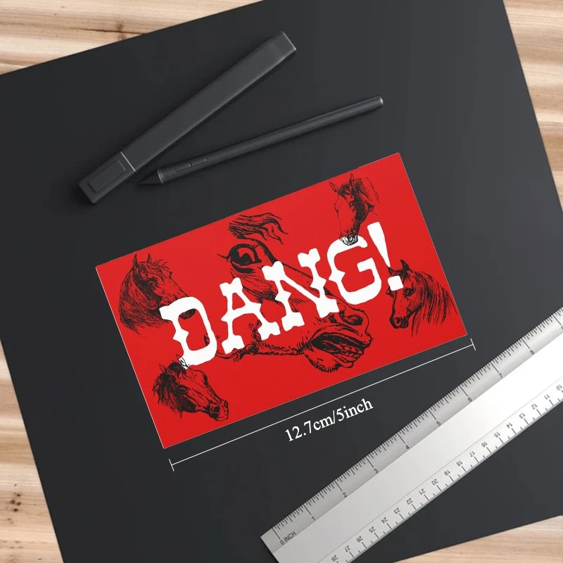 Dang! Vintage Horse Print Bumper Sticker Waterproof Outdoor Vinyl Car Decal Cute Gift For Her Him Best Friend
Dang! Vintage Horse Print Bumper Sticker Waterproof Outdoor Vinyl Car Decal Cute Gift For Her Him Best Friend