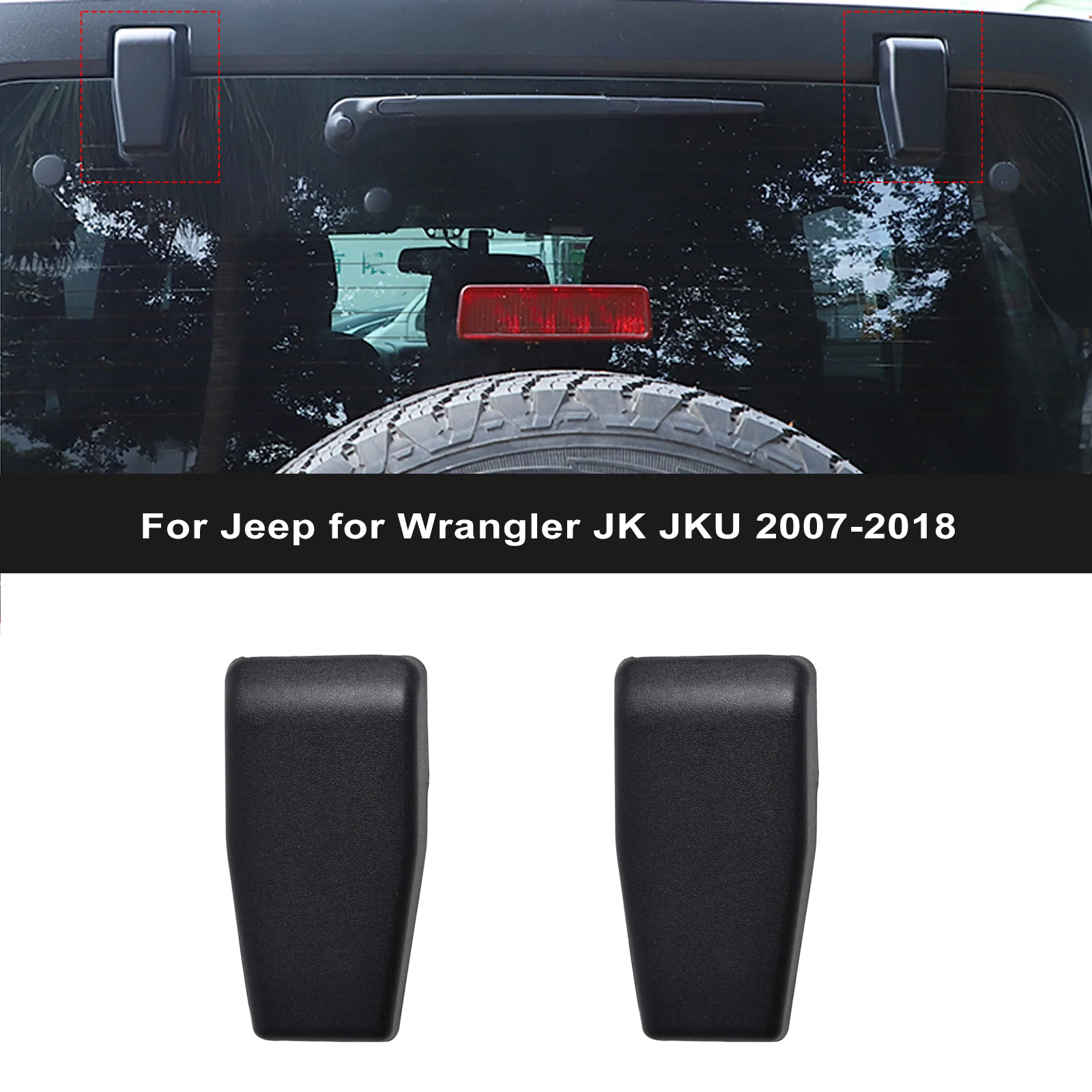 2Pcs Rear Door Hinge Covers For Jeep For Wrangler JK JKU 2007-2018 68140033AA Rear Tailgate Hinged Cover Easy To Install
2Pcs Rear Door Hinge Covers For Jeep For Wrangler JK JKU 2007-2018 68140033AA Rear Tailgate Hinged Cover Easy To Install