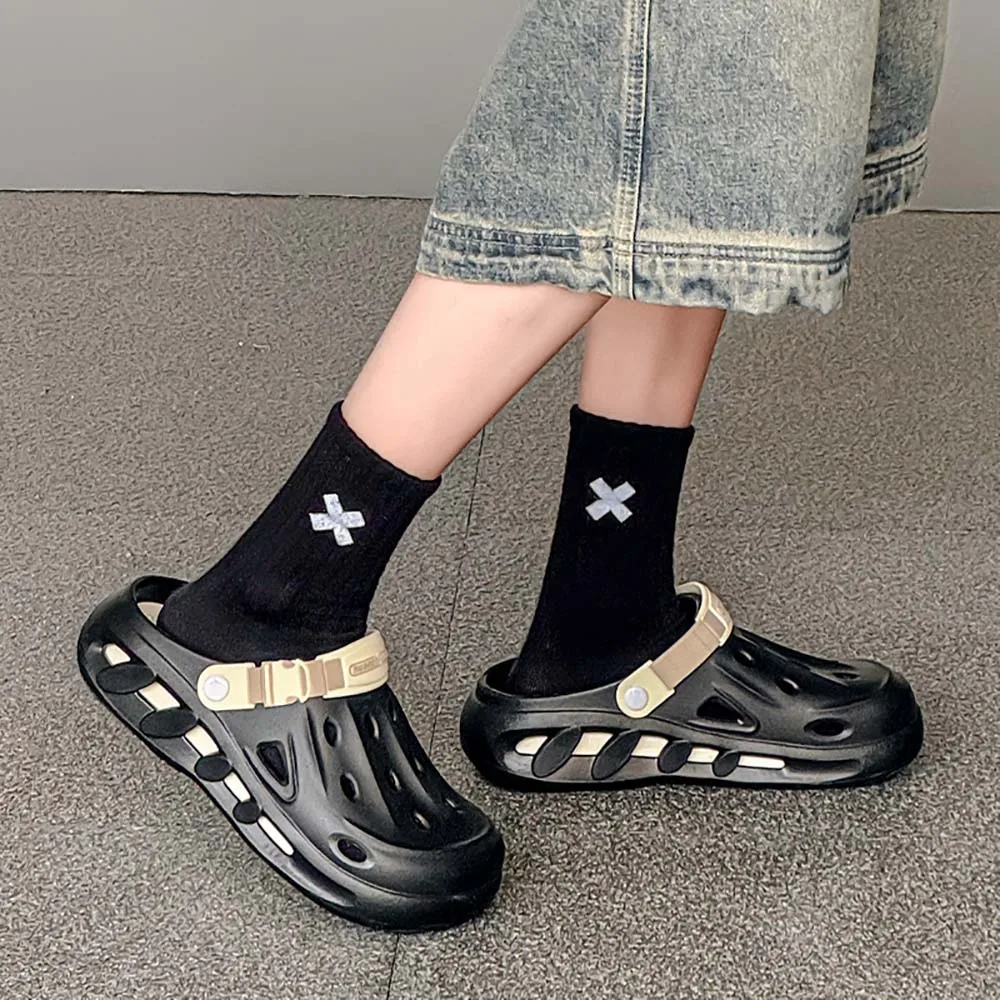 ZHIDA Fashion Chunky Platform Sandals Summer Thick Sole EVA Clogs Garden Shoes for Men Outdoor Non Slip Beach Slippers
ZHIDA Fashion Chunky Platform Sandals Summer Thick Sole EVA Clogs Garden Shoes for Men Outdoor Non Slip Beach Slippers