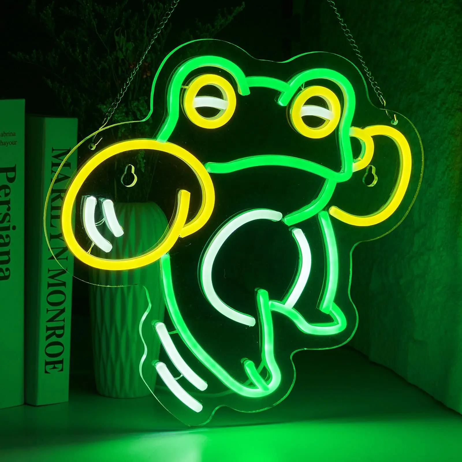 Boxing frog neon, USB powered, adjustable brightness, suitable for sports space and personalized space
Boxing frog neon, USB powered, adjustable brightness, suitable for sports space and personalized space