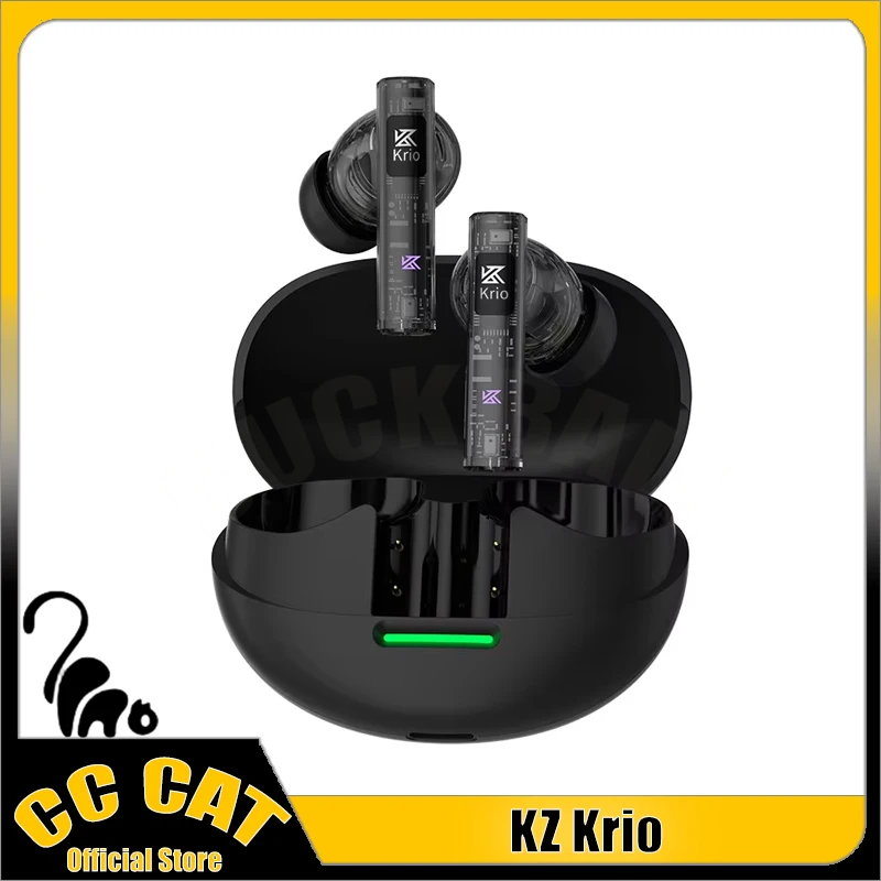 KZ Krio True Wireless Stereo LDAC x APTX 6 MIC Active Noise Canceling Bluetooth Earphone Deep Noise Reduction Low Delay Earbuds
KZ Krio True Wireless Stereo LDAC x APTX 6 MIC Active Noise Canceling Bluetooth Earphone Deep Noise Reduction Low Delay Earbuds