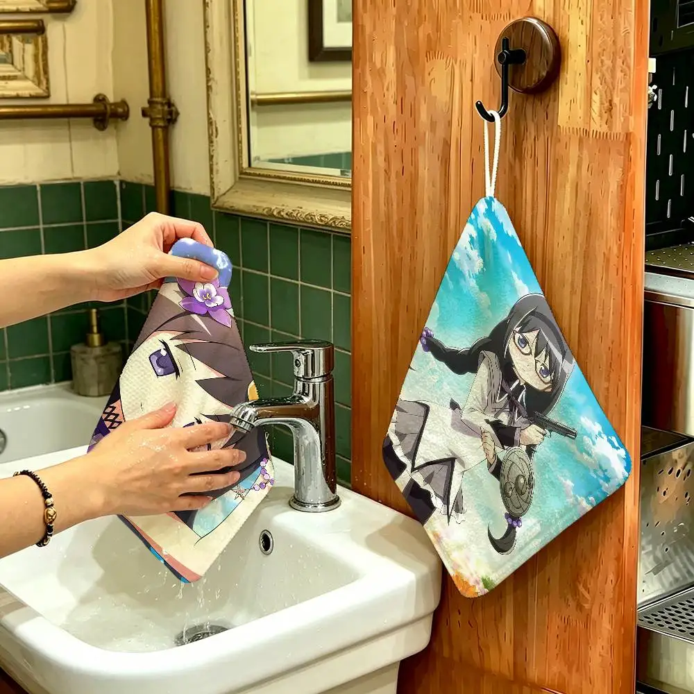 Cartoon Figure Akemi Homura Polyester Cotton Hand Wiping Towel, Hanging Towel, Quick Dry for Kitchen Bathroom Daily Supplies
Cartoon Figure Akemi Homura Polyester Cotton Hand Wiping Towel, Hanging Towel, Quick Dry for Kitchen Bathroom Daily Supplies