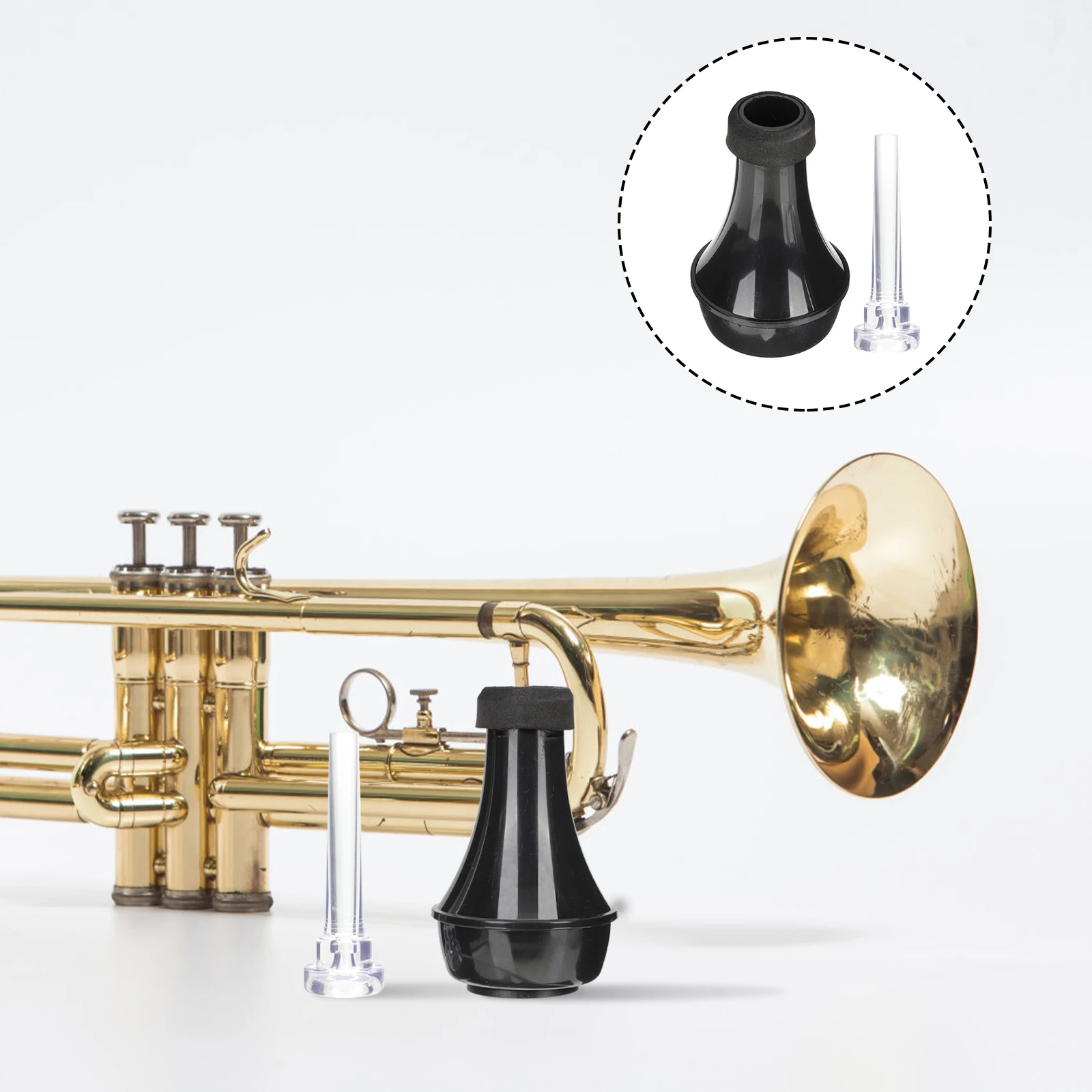 Mini Voice Set for Trumpet Mouthpiece Replacement Accessory ABS Straight Mute Plastic
Mini Voice Set for Trumpet Mouthpiece Replacement Accessory ABS Straight Mute Plastic