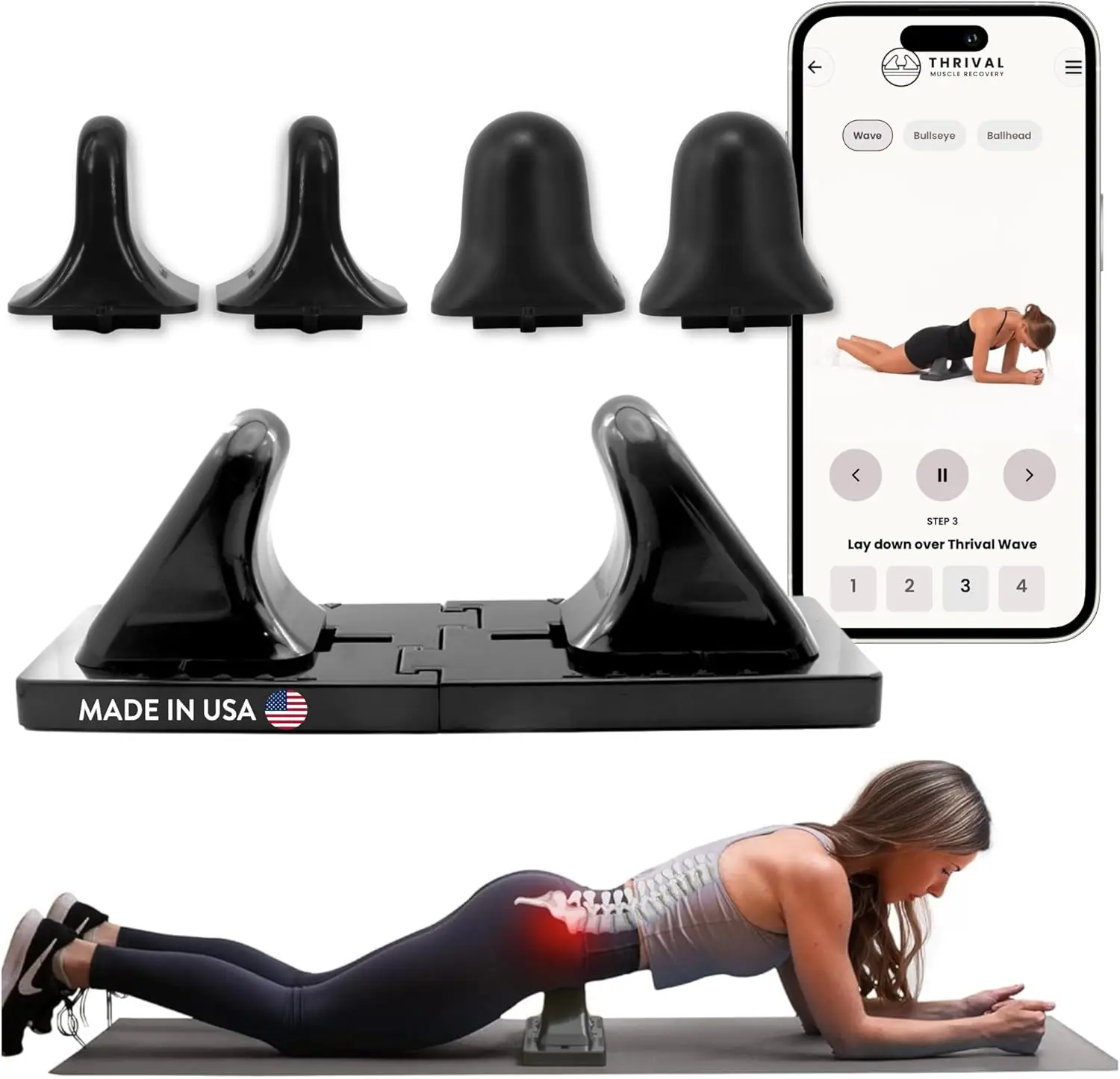 Adjustable Psoas Muscle Release Tool for Hip Flexor, Back, Glute, Iliacus, and Neck Pain - Trigger Point Myofascial Relief
Adjustable Psoas Muscle Release Tool for Hip Flexor, Back, Glute, Iliacus, and Neck Pain - Trigger Point Myofascial Relief