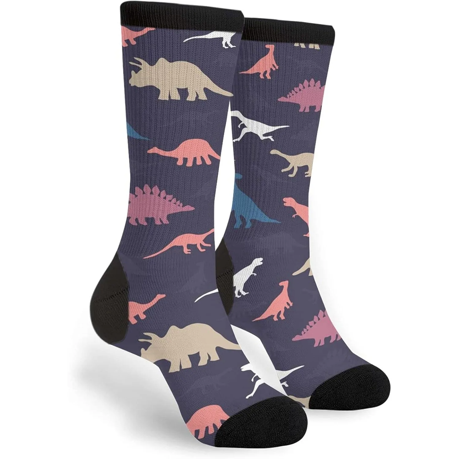 Colorful Summer Dinosaur Shadow Novelty And Interesting Socks For Men And Women
Colorful Summer Dinosaur Shadow Novelty And Interesting Socks For Men And Women