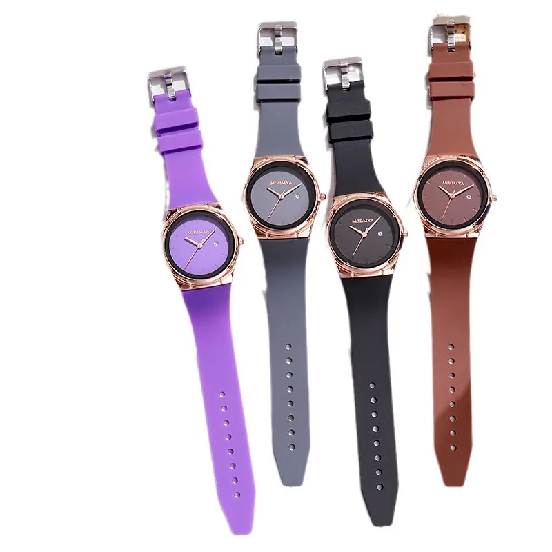 Однотонные женские часы с календарем, женские часы с силиконовым ремешком
Однотонные женские часы с календарем, женские часы с силиконовым ремешком