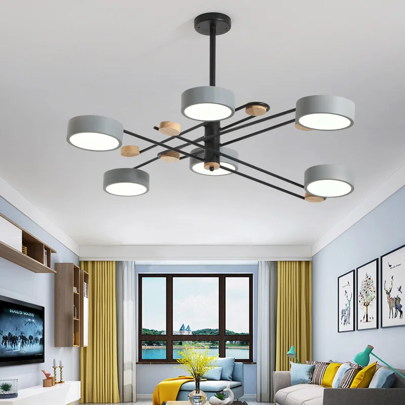 Nordic Living Room Bedroom Simple And Versatile Household Lamps Led Model Room Low Floor Chandelier
Nordic Living Room Bedroom Simple And Versatile Household Lamps Led Model Room Low Floor Chandelier