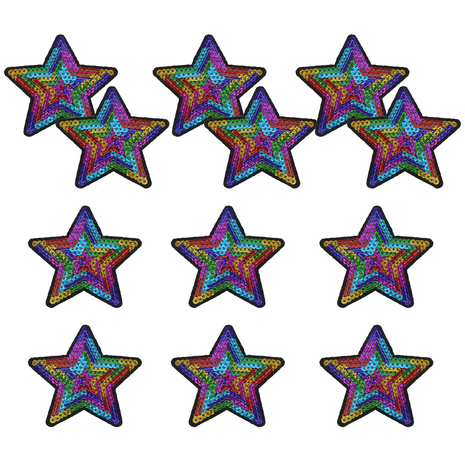 12 Pcs Embroidery Iron Stars Laser Decorative Patches Sequin Diy Large Five-pointed
12 Pcs Embroidery Iron Stars Laser Decorative Patches Sequin Diy Large Five-pointed