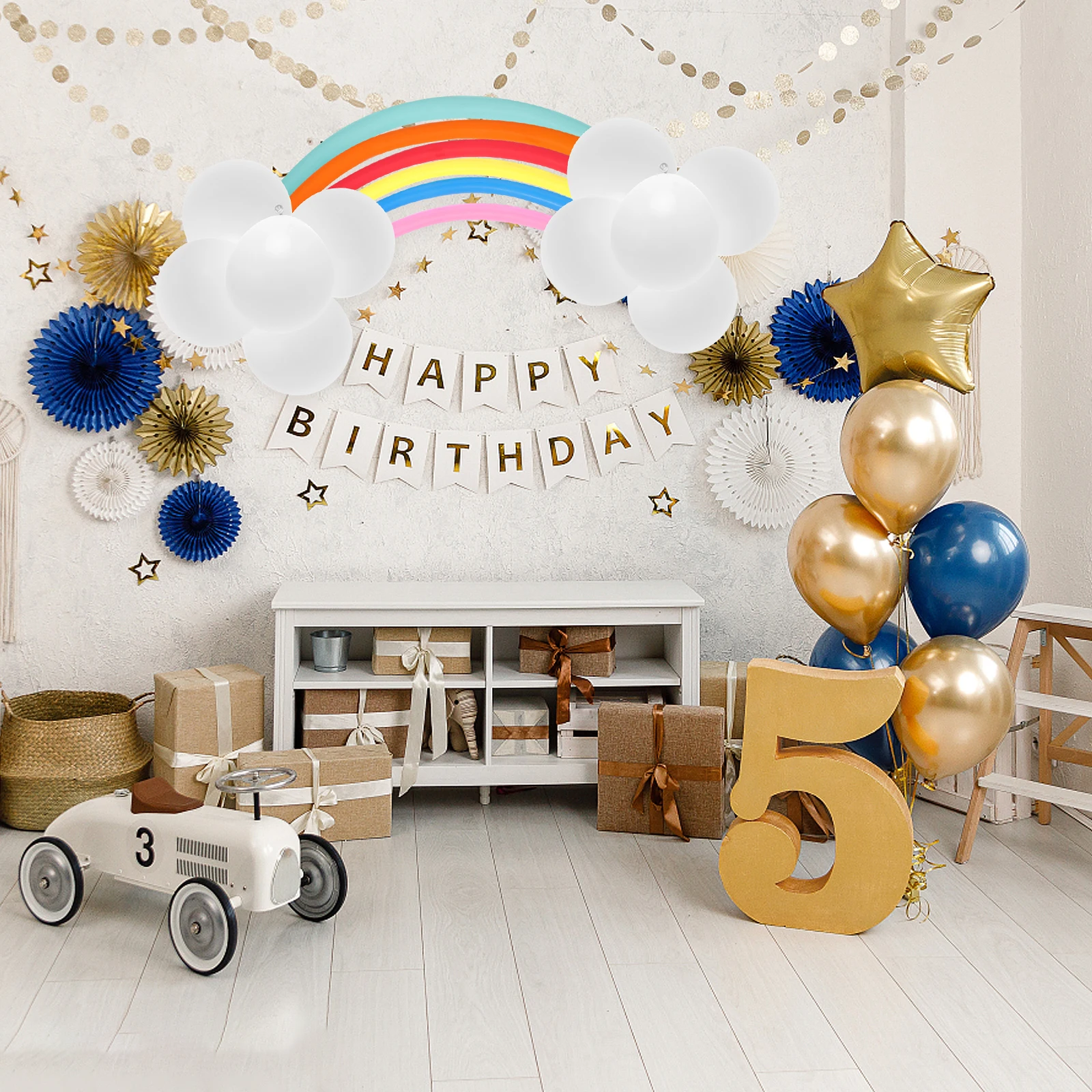 17 Pcs Rainbow Balloon Set Premium Material Balloons Unique Design Beautiful Decor
17 Pcs Rainbow Balloon Set Premium Material Balloons Unique Design Beautiful Decor