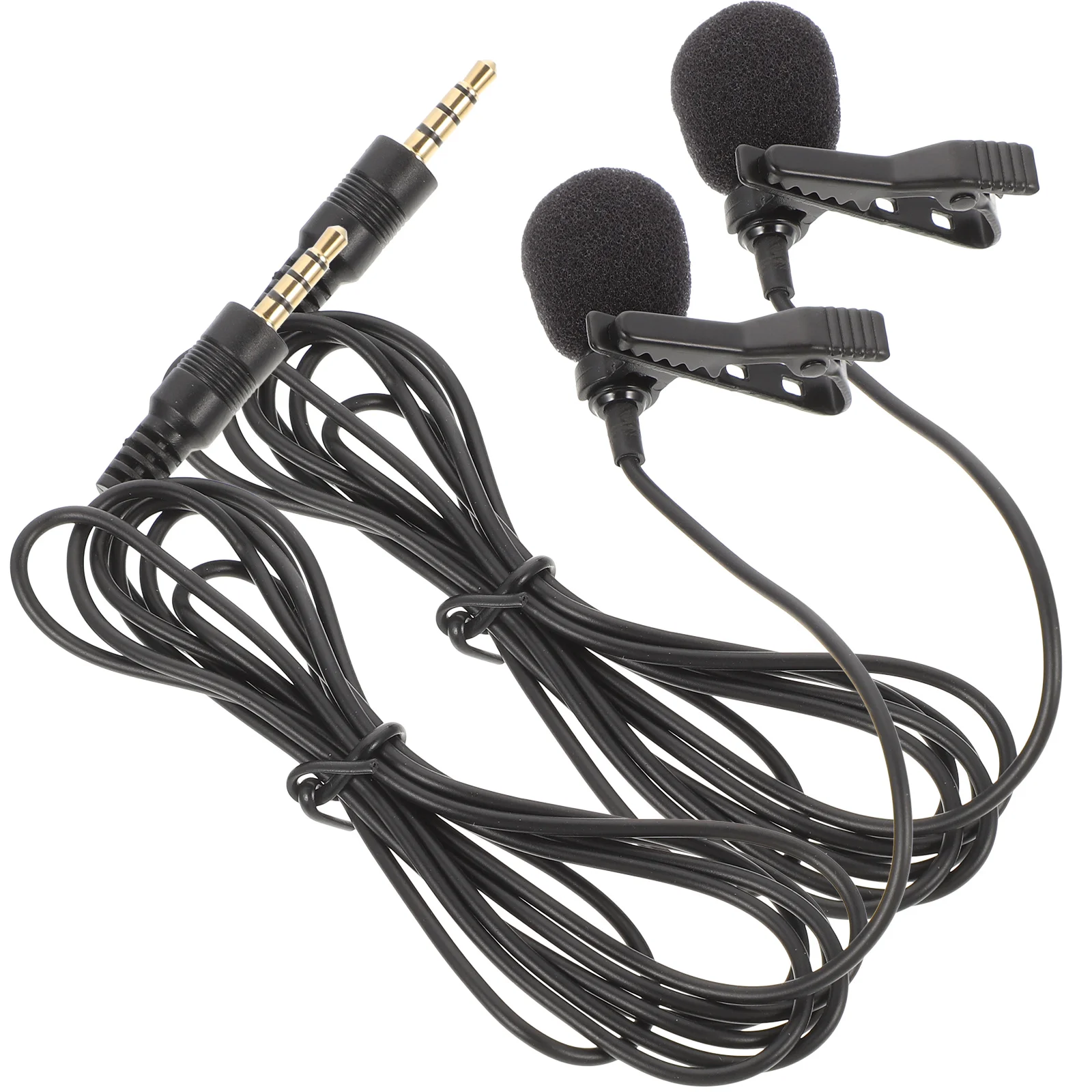 2 Pcs Lavalier Microphone 3.5mm Recording Mic for Video Vlogging Interview Lecture Live Streaming Mini APS Durability High
2 Pcs Lavalier Microphone 3.5mm Recording Mic for Video Vlogging Interview Lecture Live Streaming Mini APS Durability High