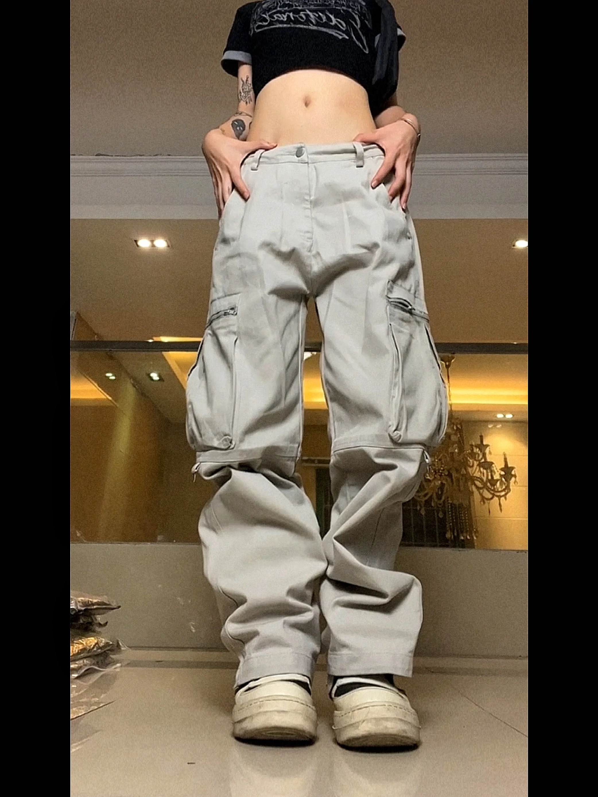 Original American Retro Straight Leg Multi ket Work Trousers Drapey Couple Match Trendy Youth Casual Long Pants
Original American Retro Straight Leg Multi ket Work Trousers Drapey Couple Match Trendy Youth Casual Long Pants