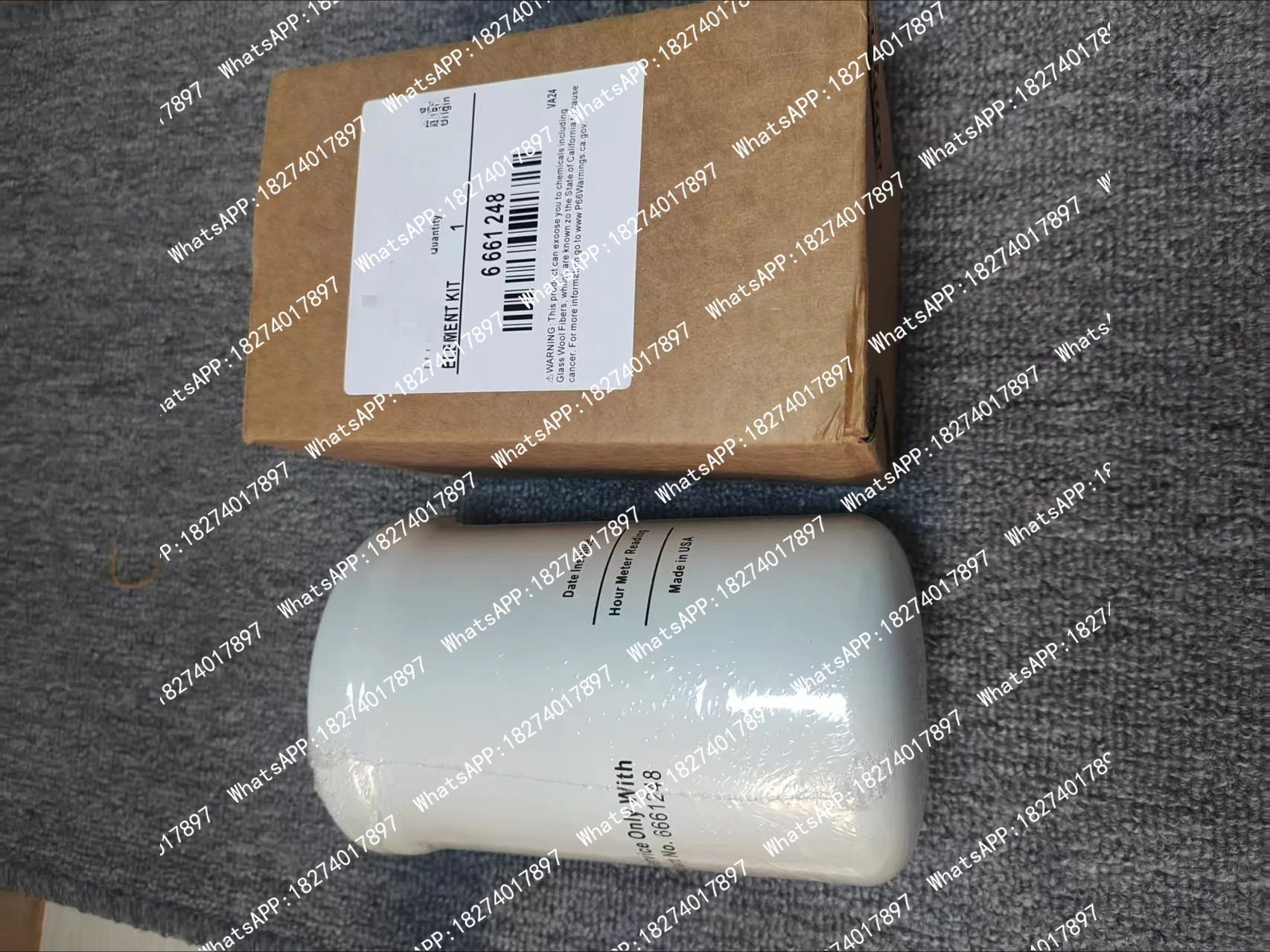 In-stock 6661248 hydraulic filter cartridge compatible with MX331 skid-steer loader and excavator oil filter
In-stock 6661248 hydraulic filter cartridge compatible with MX331 skid-steer loader and excavator oil filter