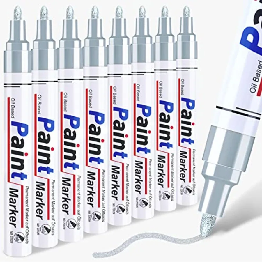 Paint Pen Permanent Metallic Marker - 8 Oil Based Paint Pens, Medium Tip, Quick Drying and Waterproof Marker Pens for Automotiv
Paint Pen Permanent Metallic Marker - 8 Oil Based Paint Pens, Medium Tip, Quick Drying and Waterproof Marker Pens for Automotiv