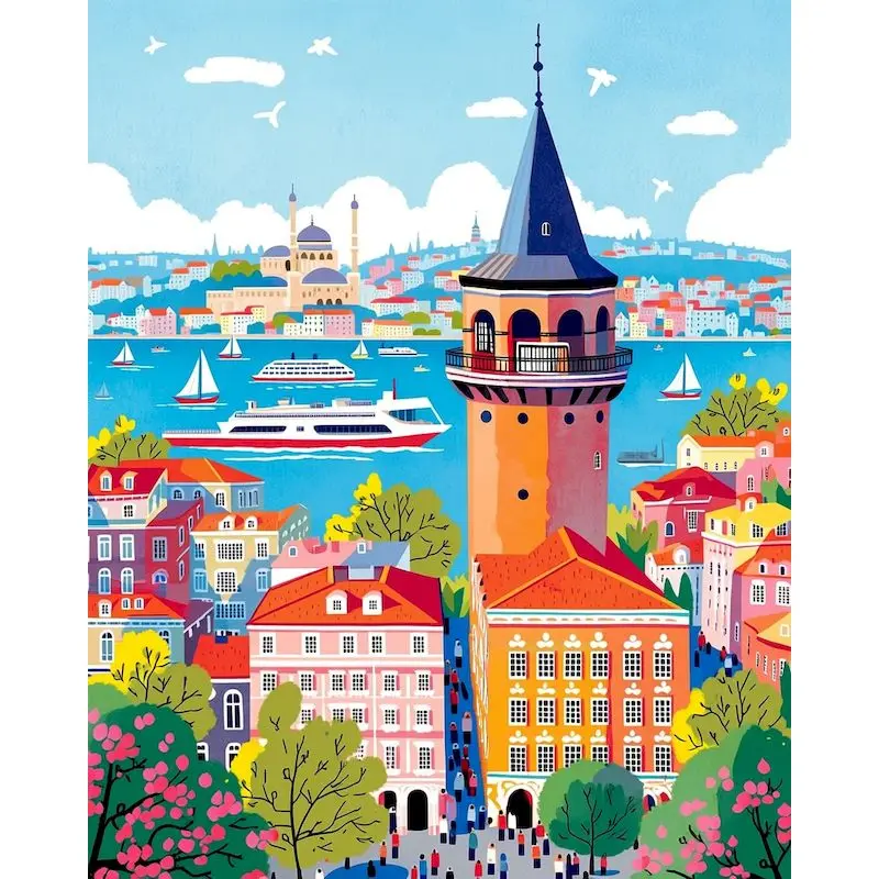 GATYZTORY Acrylic Paint Paint By Numbers Colorful Coastal Cityscape Diy Making Kits Landscape Easy Paint Handicraft Home Decorat
GATYZTORY Acrylic Paint Paint By Numbers Colorful Coastal Cityscape Diy Making Kits Landscape Easy Paint Handicraft Home Decorat