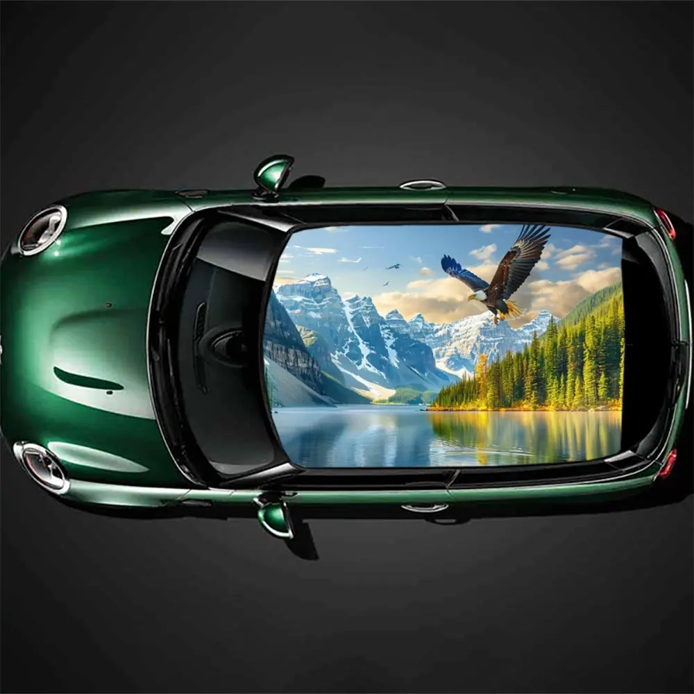 Freely Soaring Eagles Landscape Car Roof Sticker Wrap Racing SUV Auto Accessories Packaging PVC Car Hood Graphic Decal Decor
Freely Soaring Eagles Landscape Car Roof Sticker Wrap Racing SUV Auto Accessories Packaging PVC Car Hood Graphic Decal Decor