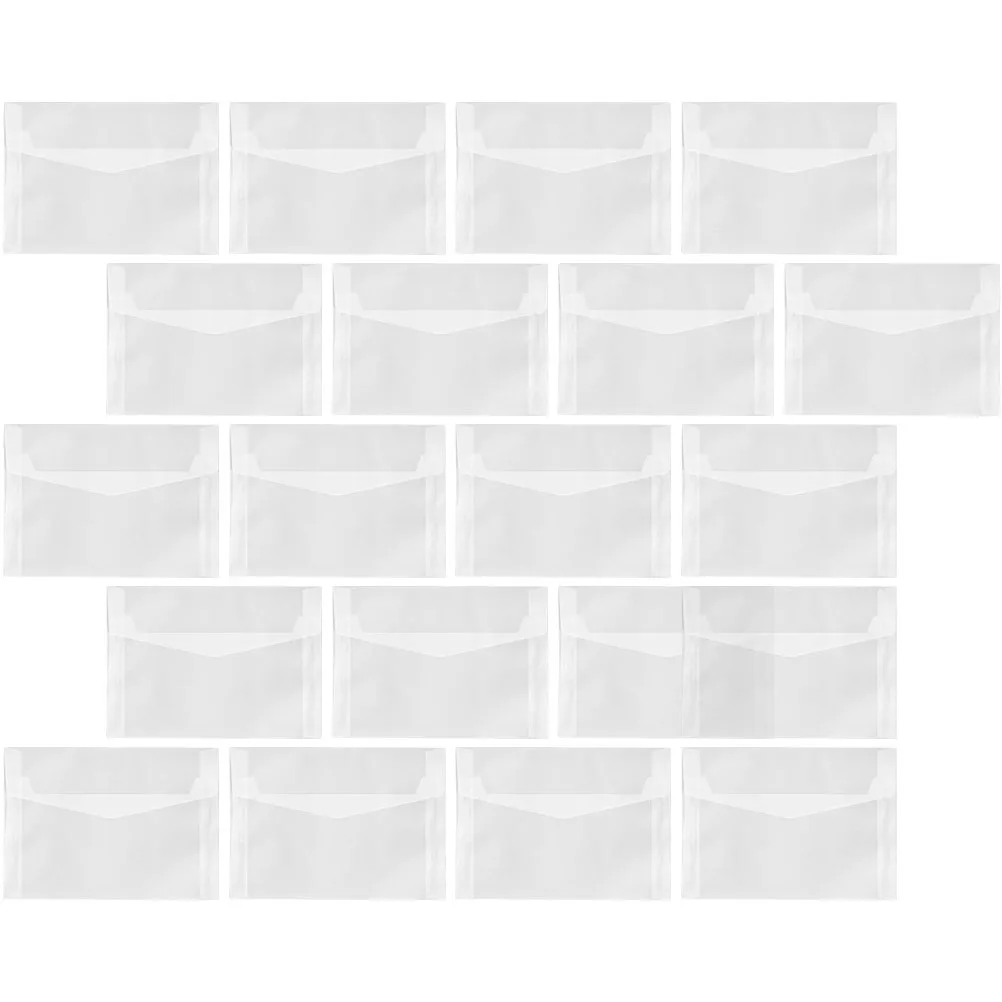 20pcs Gift Card Envelopes 125x175mm Translucent Blank Classic Multi Function Party Letter Festival Storage Envelopes
20pcs Gift Card Envelopes 125x175mm Translucent Blank Classic Multi Function Party Letter Festival Storage Envelopes
