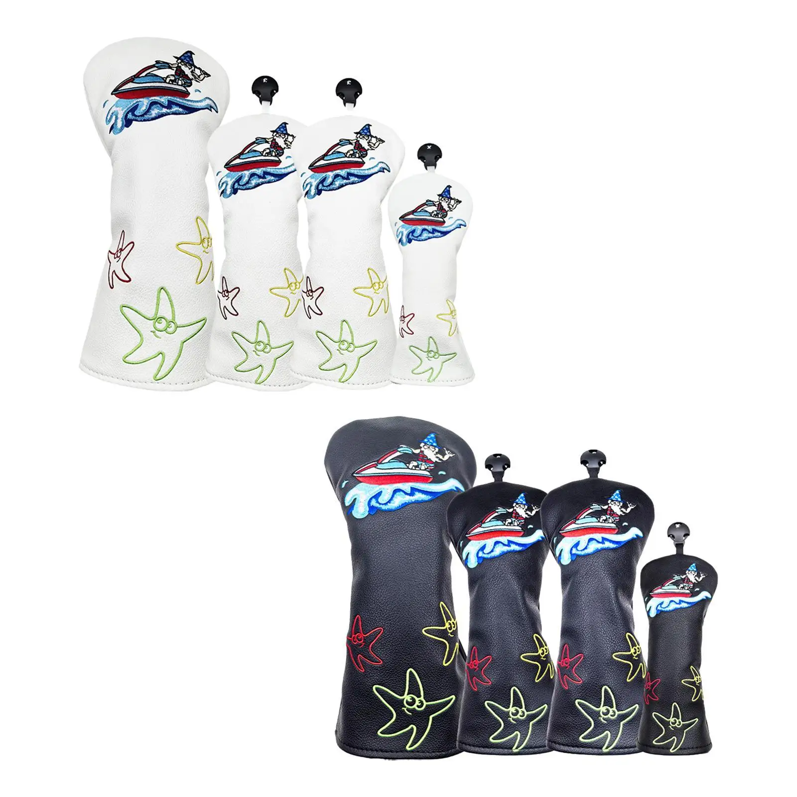 4x Golf Wood Headcover Golf Head Cover for Golf Club for Golfer Adults Gift
4x Golf Wood Headcover Golf Head Cover for Golf Club for Golfer Adults Gift