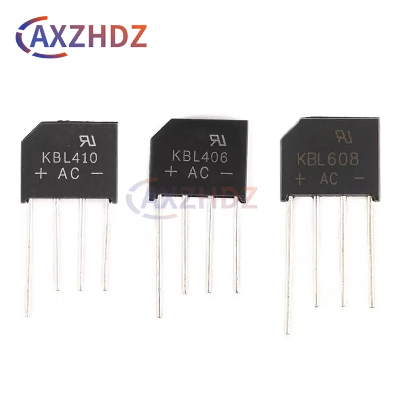 5PCS KBL406 KBL410 KBL608 KBL610 4A 6A 600V 800V 1000V 1KV DIP 4Pin Silicon Bridge Rectifiers
5PCS KBL406 KBL410 KBL608 KBL610 4A 6A 600V 800V 1000V 1KV DIP 4Pin Silicon Bridge Rectifiers