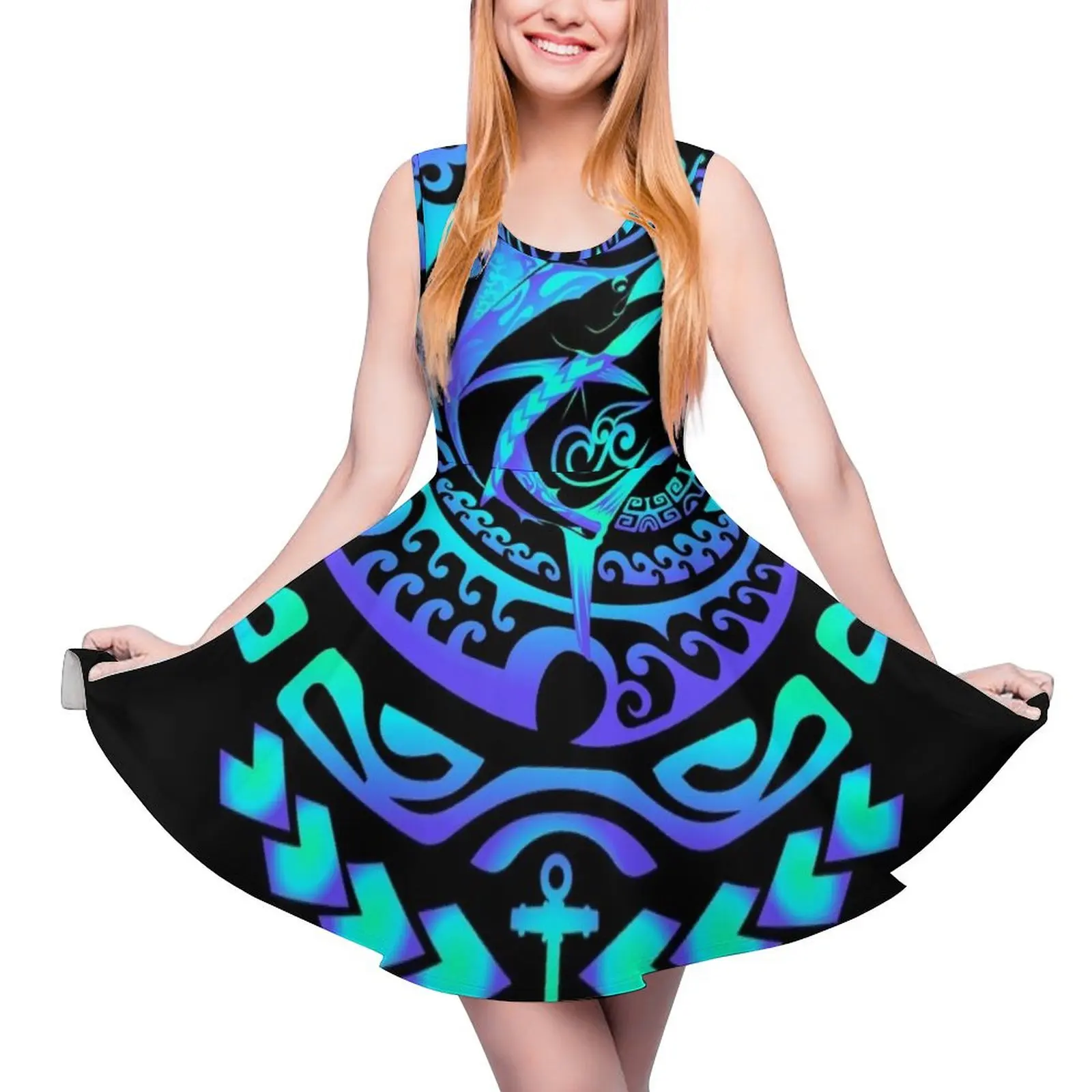 Maori Blue Marlin Sleeveless Dress Woman clothing birthday dress for women prom dress 2024
Maori Blue Marlin Sleeveless Dress Woman clothing birthday dress for women prom dress 2024