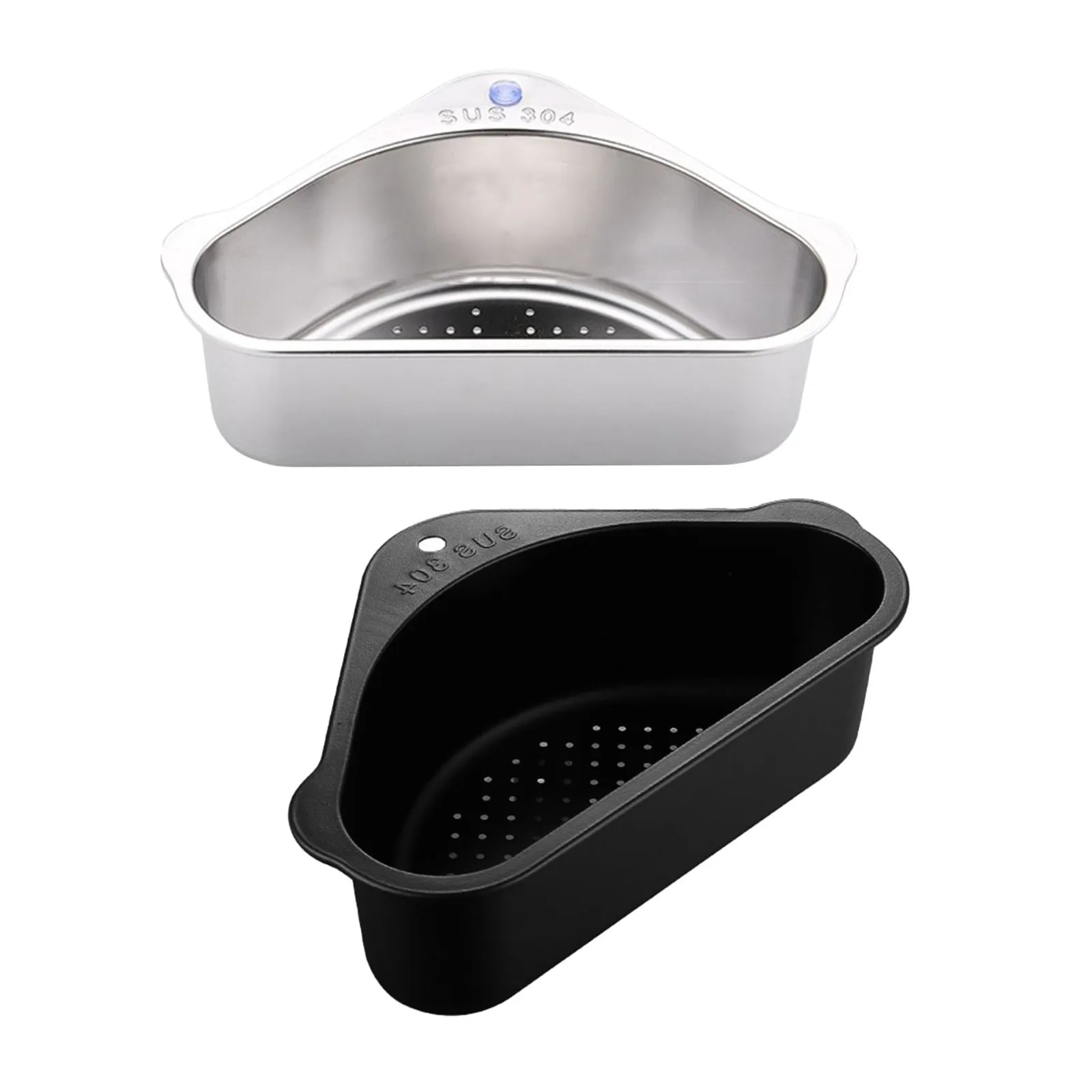 Stainless Steel Kitchen Sink Strainer Basket Triangular Hanging Corner Basket Food Waste Filter Vegetable Fruit Colander Drain
Stainless Steel Kitchen Sink Strainer Basket Triangular Hanging Corner Basket Food Waste Filter Vegetable Fruit Colander Drain