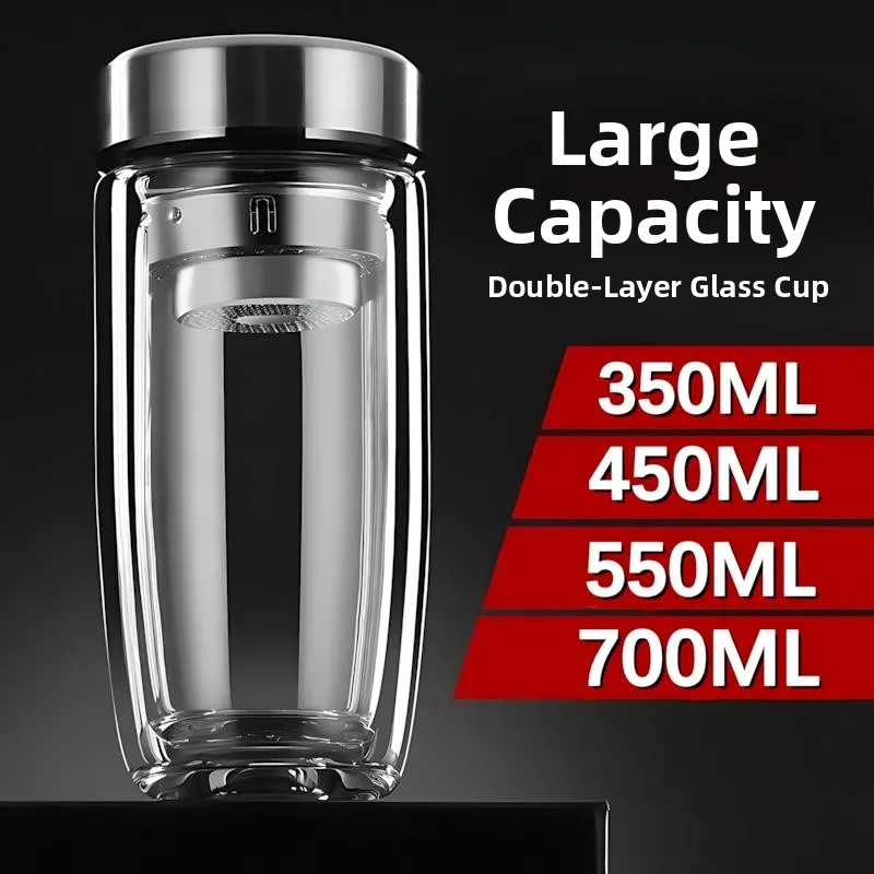 Shatterproof Thickened Glass Cup Large Capacity Portable Car Tea Water Cup Antibacterial Double Layered Men's Style Heat Insu...
Shatterproof Thickened Glass Cup Large Capacity Portable Car Tea Water Cup Antibacterial Double Layered Men's Style Heat Insu...