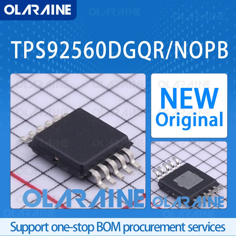 5/10/100Pcs TPS92560DGQR/NOPB MSOP-10-EP original 100% IC chip LED lighting driver IC 1 Output Current 300 mA Voltage -42 V
5/10/100Pcs TPS92560DGQR/NOPB MSOP-10-EP original 100% IC chip LED lighting driver IC 1 Output Current 300 mA Voltage -42 V